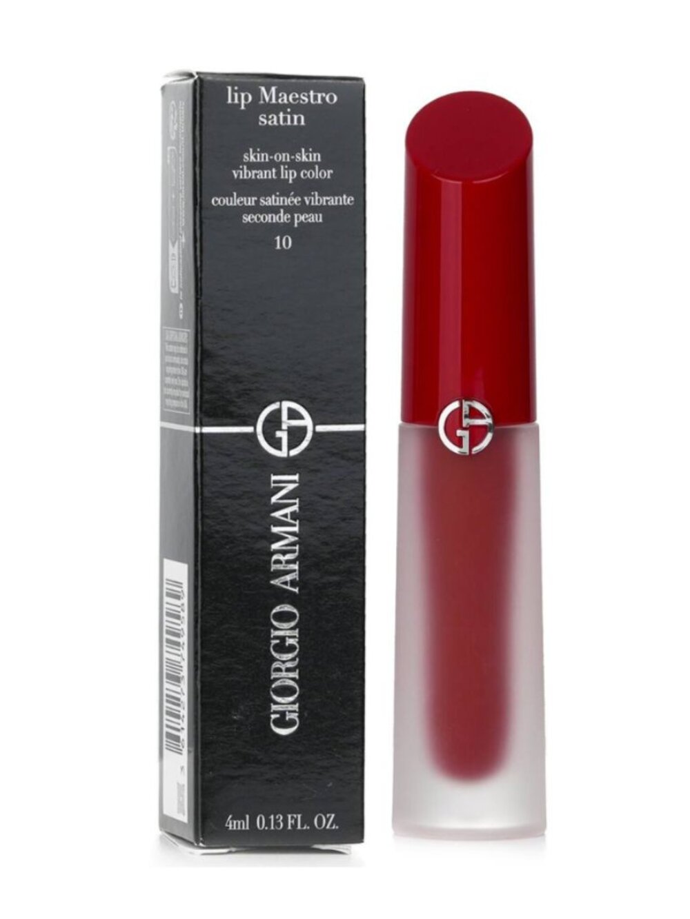 Giorgio Armani Lip Maestro Satin Long-Lasting Lipstick | 10 (In Love)